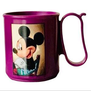 2/$25 🍣 Vintage Disney Mickey Mouse Tupperware Mug 11oz